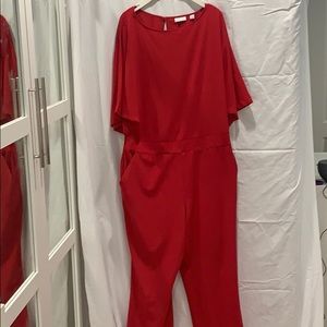 Red jumpsuit